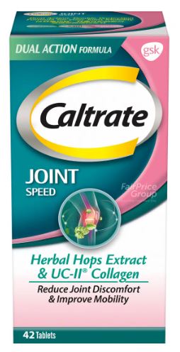 [NEW] CALTRATE JOINT SPEED WITH HERBAL HOPS EXTRACT & UC-II® COLLAGEN