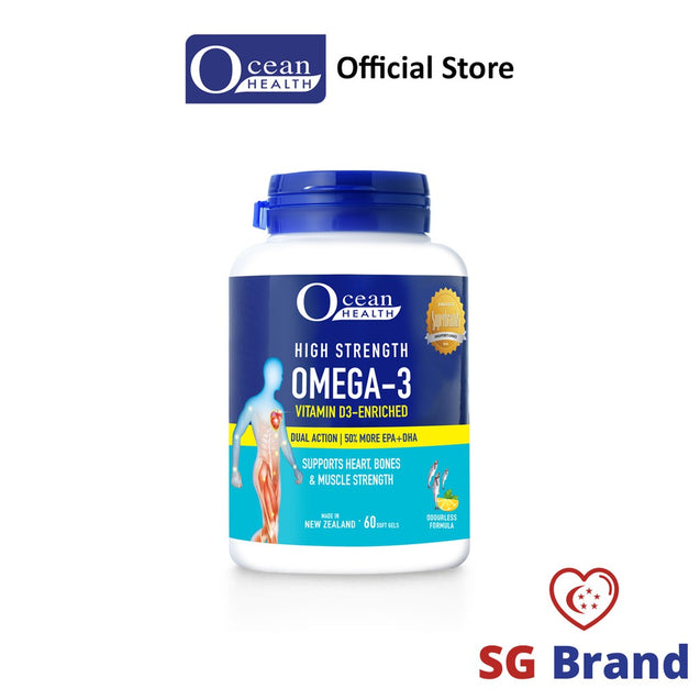 Ocean Health Omega 3 1000mg Sgel 60s