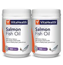 Vitahealth Salmon Oil Caps 300s Twin pack