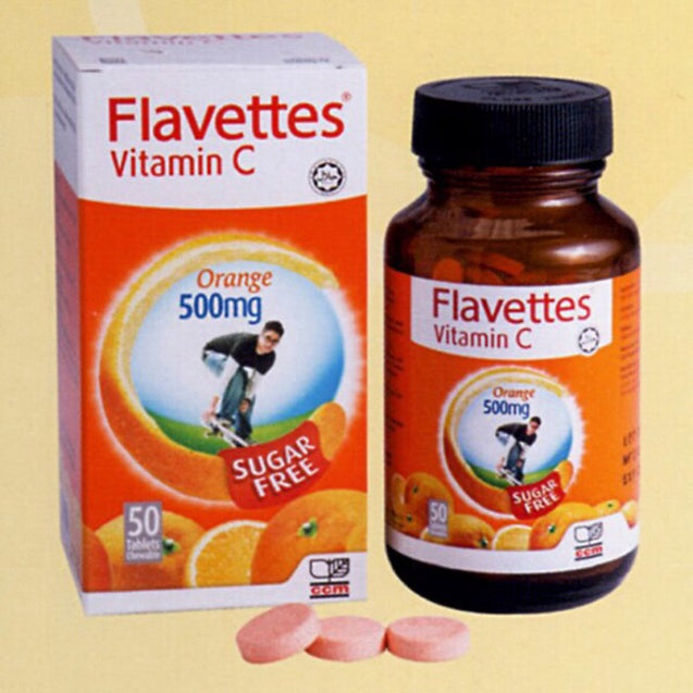 Flavettes Vitamin C 500mg 100s