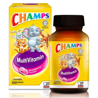 Champs Multivitamin S/berry Tabs 100s