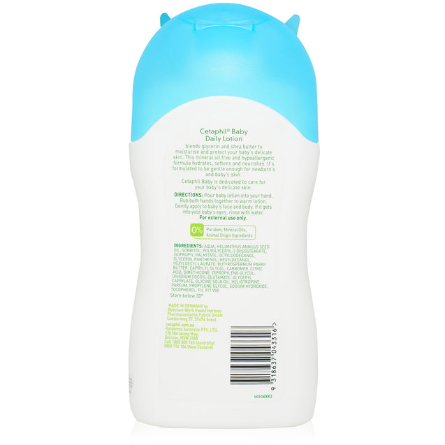 Cetaphil Baby Daily Lotion 400ml_backview