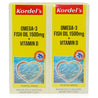 Kordel Fish Oil + Vitamin D 120s X 2 Twin Pack