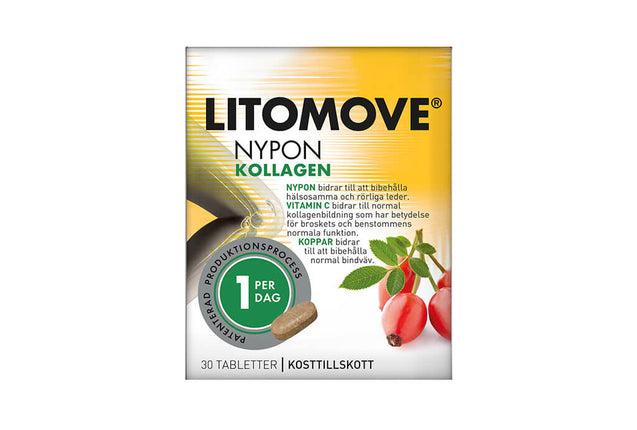 LITOMOVE Capsules 100/ LITOMOVE Collagen 30 tablets -made from rose hip berries