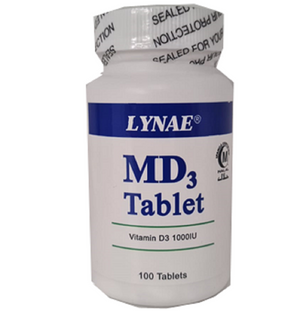 LYNAE MD3 Vitamin D 1000iu Tabs 100s [LOCAL SG STOCK] - Halal certified!