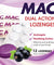 MAC Dual Action Blackcurrant Flavour Lozenges 24s/48s