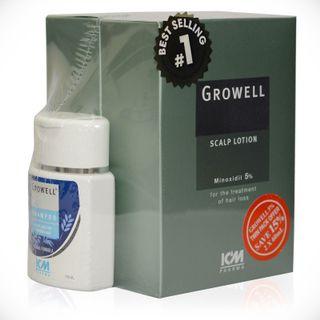 Growell Hairloss Lotion and Shampoo
