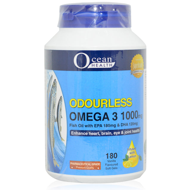 Ocean Health Odourless Omega 3 180s