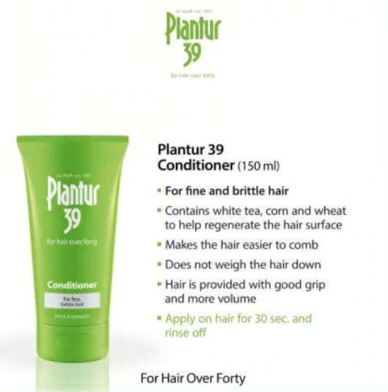 Dr.Wolff Plantur 39  shampoo + tonic + conditioner combo
