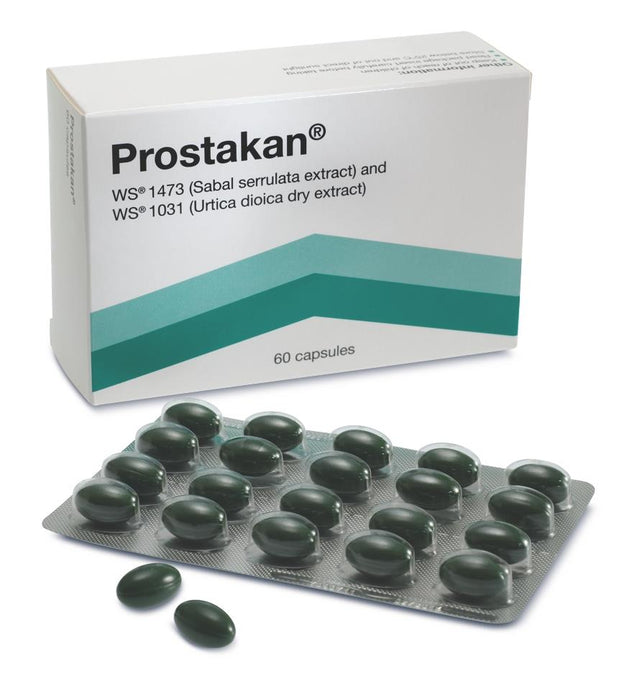 Prostakan Capsules 60s - Promotes prostate health, maintains a healthy urinary tract and maintains proper urinary flow.