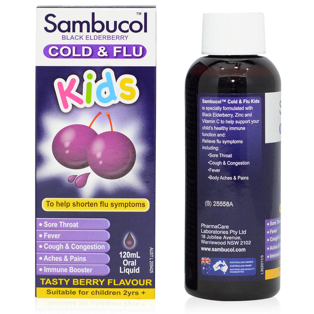 Sambucol Kids Cold & Flu 120ml