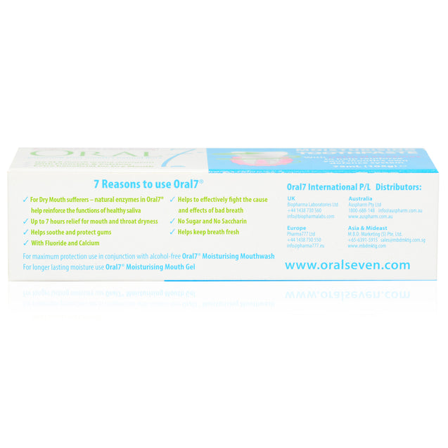 Oral7 Moisturising Toothpaste 2x 105g (75ml) - Twin Pack